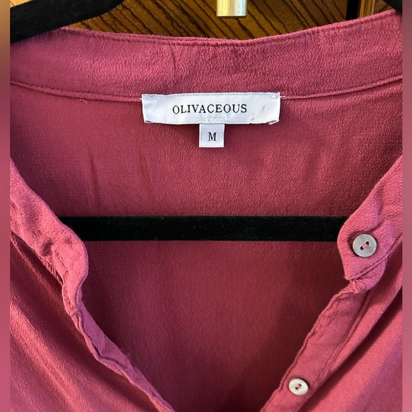 Olivaceous Raspberry Romper - Picture 2 of 3